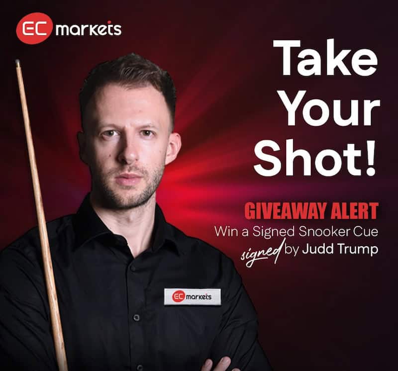 EC Markets Announces Exclusive Snooker Cue Giveaway with Judd Trump